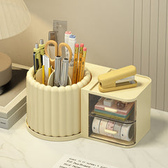 360 Degree Rotating Makeup Brush Storage Box