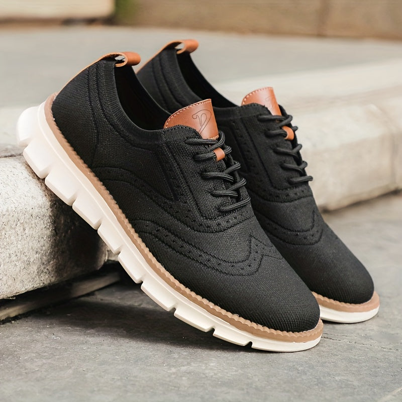 Men's Wingtip Brogue Casual Oxford Sneakers