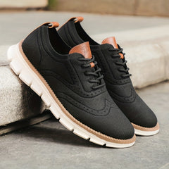 Men's Wingtip Brogue Casual Oxford Sneakers