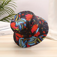 Graffiti Print Fisherman Sun Hats Lightweight Travel Hats