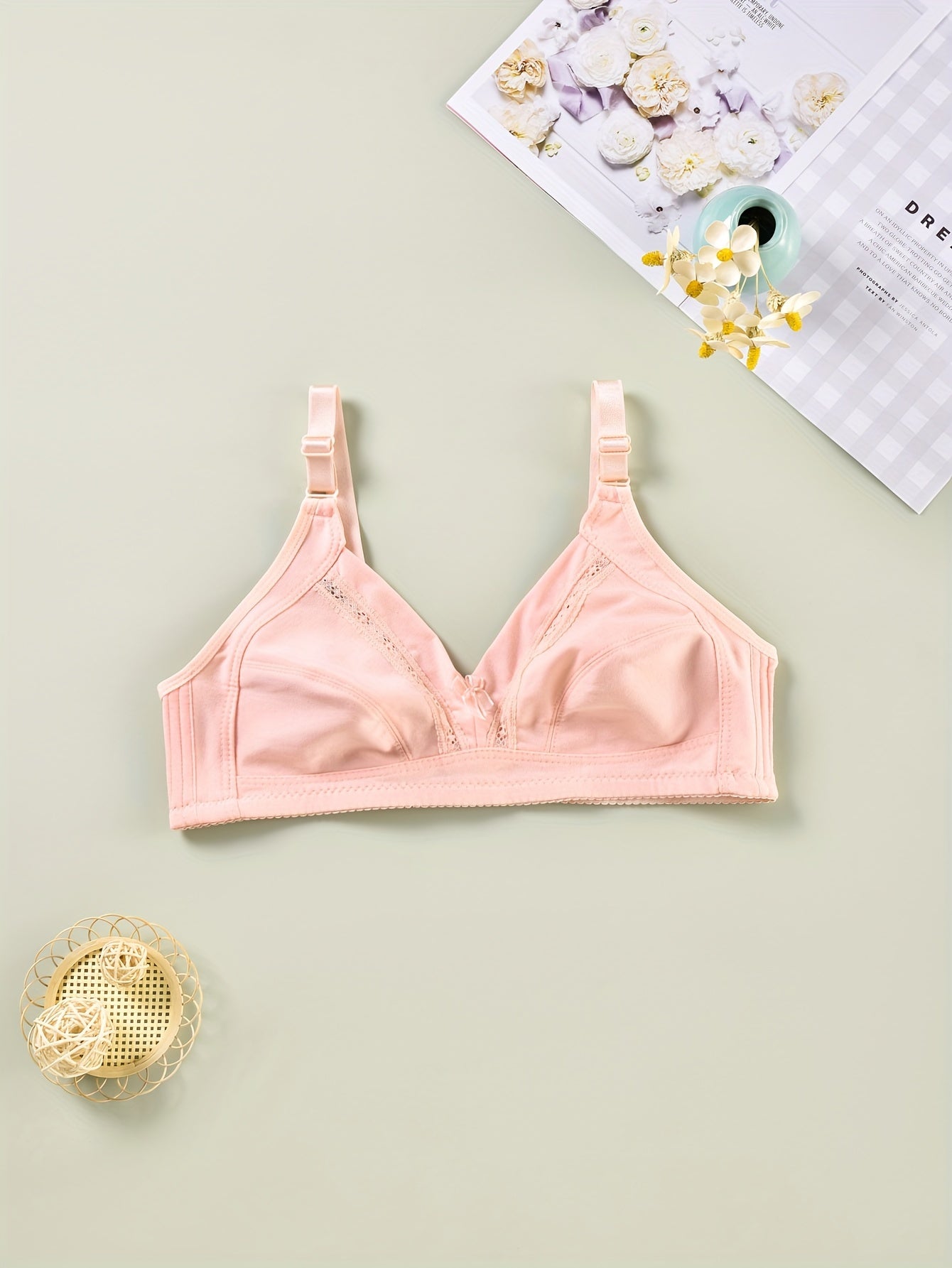 Lace Bow Front Bralette
