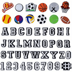 49pcs Sports Ball Style Shoe Charms for Clog Shoes Wristband Bracelet