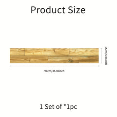 1pc 90 PVC Removable Self-adhesive Wall Stickers Wood Grain Decor