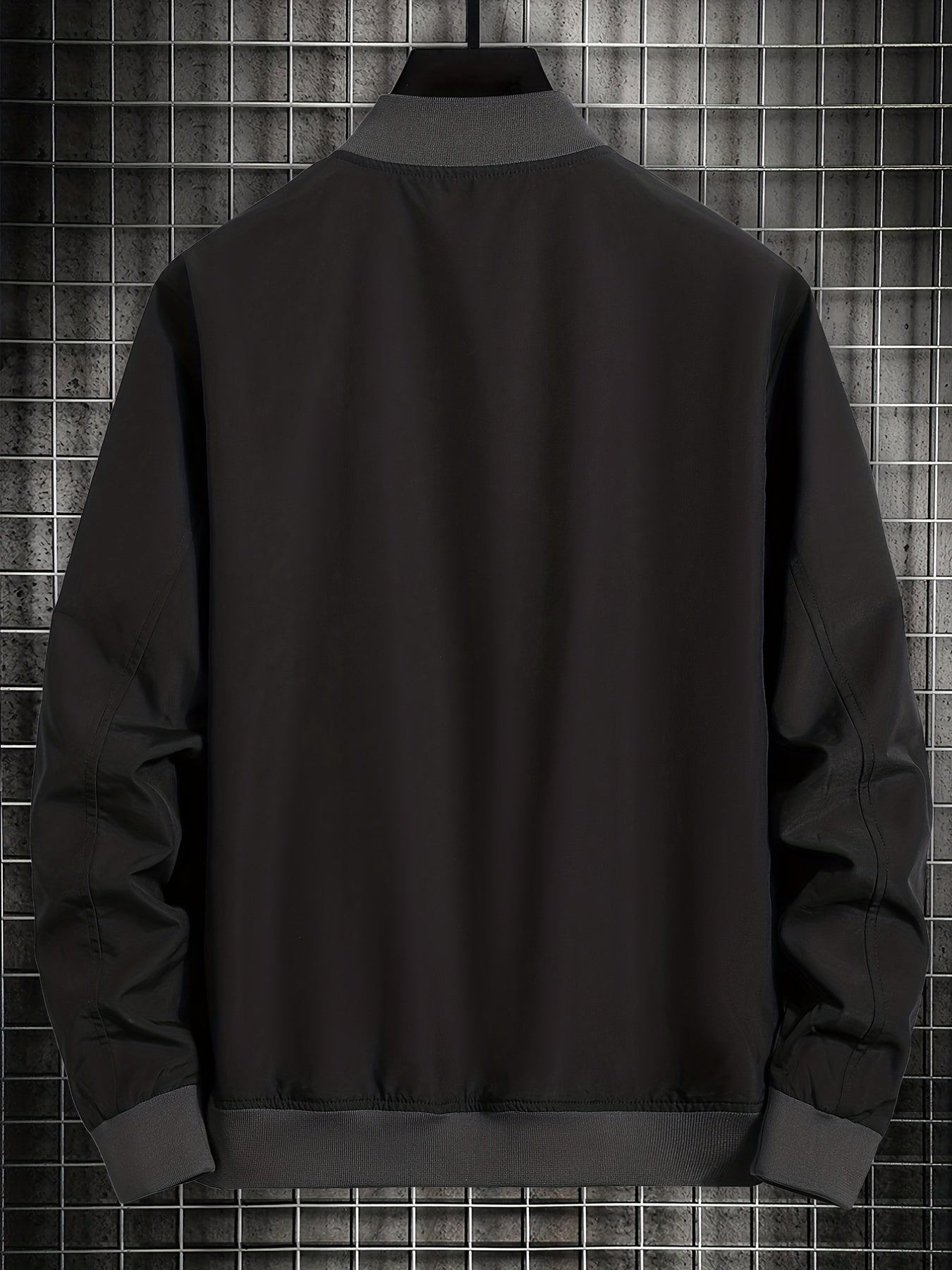 Men's Lightweight Zip Up Jacket Coat for Spring Fall