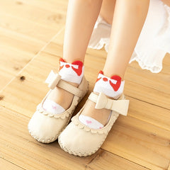 5 Pairs Girls Cartoon Low Cut Ankle Socks - Summer Kids Short Socks