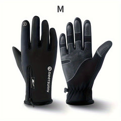 Men's Touch Screen Gloves Windproof & Warm Plush Waterproof Gloves