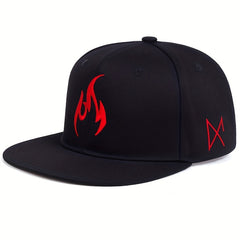 Men's Flame Baseball Cap Hip Hop Style