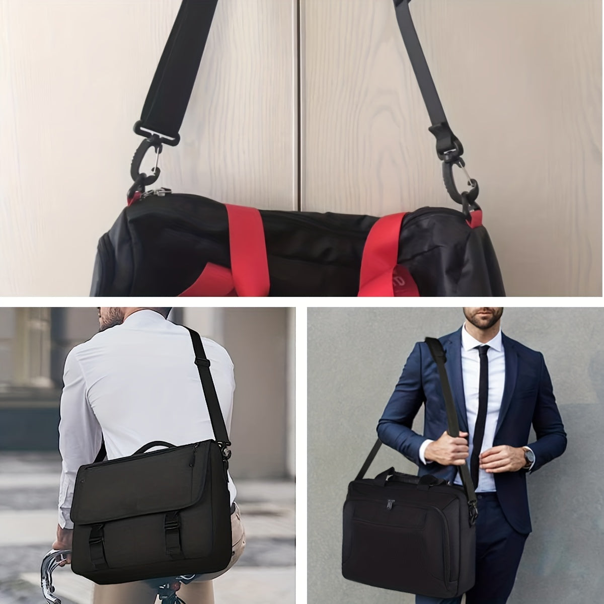 Minimalist Shoulder Bag Strap Replacement Nylon Crossbody Travel Accessory