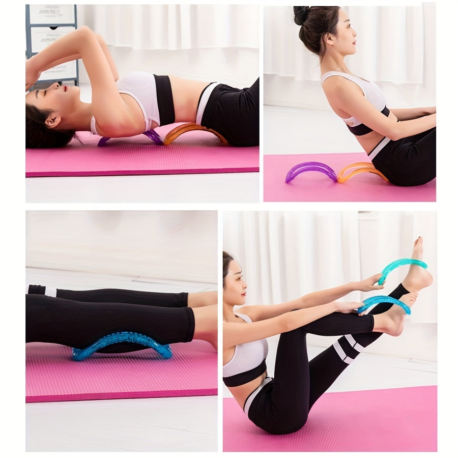 2 PCS Yoga Rings for Home or Gym Workout Strengthen Chest Thighs Arms