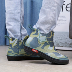 Men's Camouflage Non-Slip Rain Boots