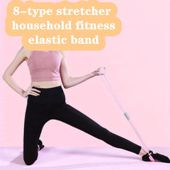 Yoga 8 Character Puller For Shoulder Elastic Resistance Belt
