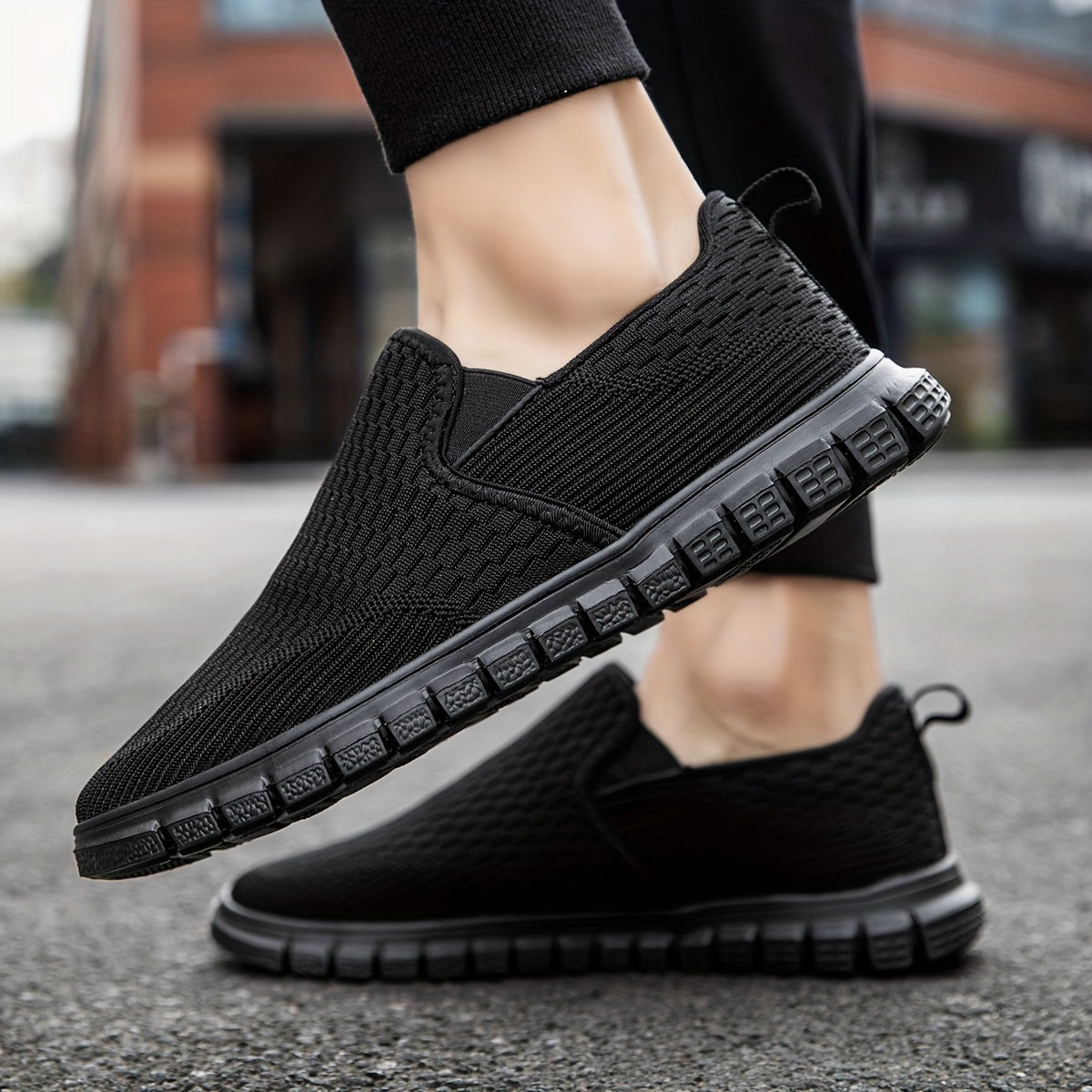 Men's Slip on Sneakers Lightweight Athletic Shoes