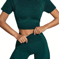 Women's 2-Piece Casual Yoga Set High Stretch Sports Suit