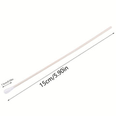 6-Inch Cotton Swabs with Wooden Handles for Cleaning Tactical Accessories
