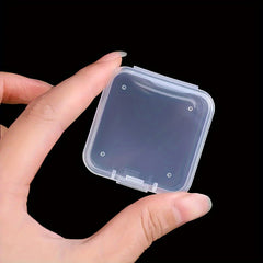 5Pcs Clear Square Boxes for Jewelry Storage