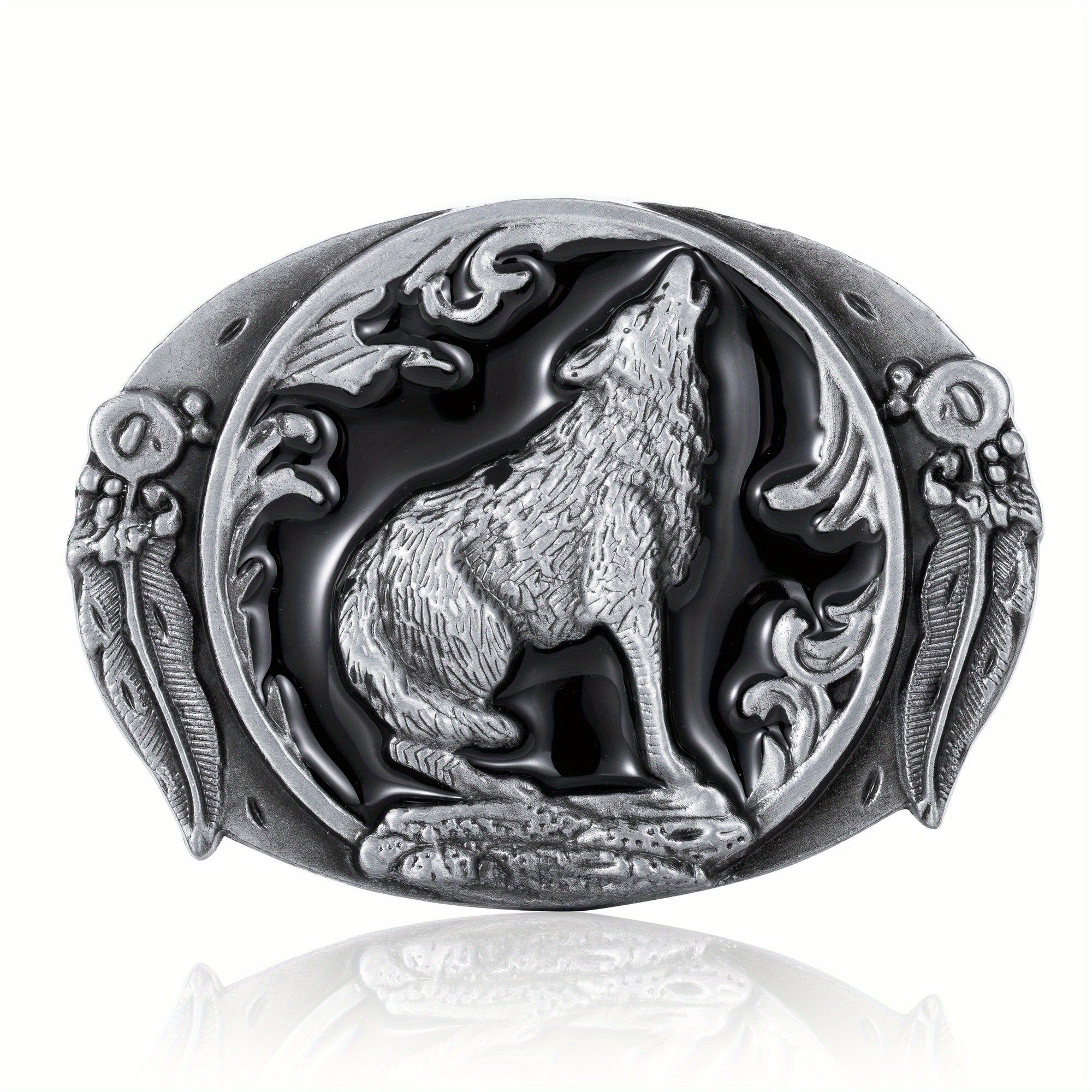 Western Cowboy Belt Buckle Animal Wolf Men Domineering Novelty Gift