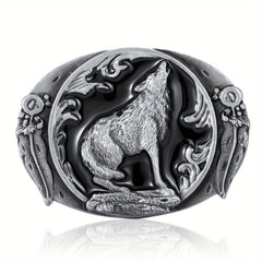 Western Cowboy Belt Buckle Animal Wolf Men Domineering Novelty Gift