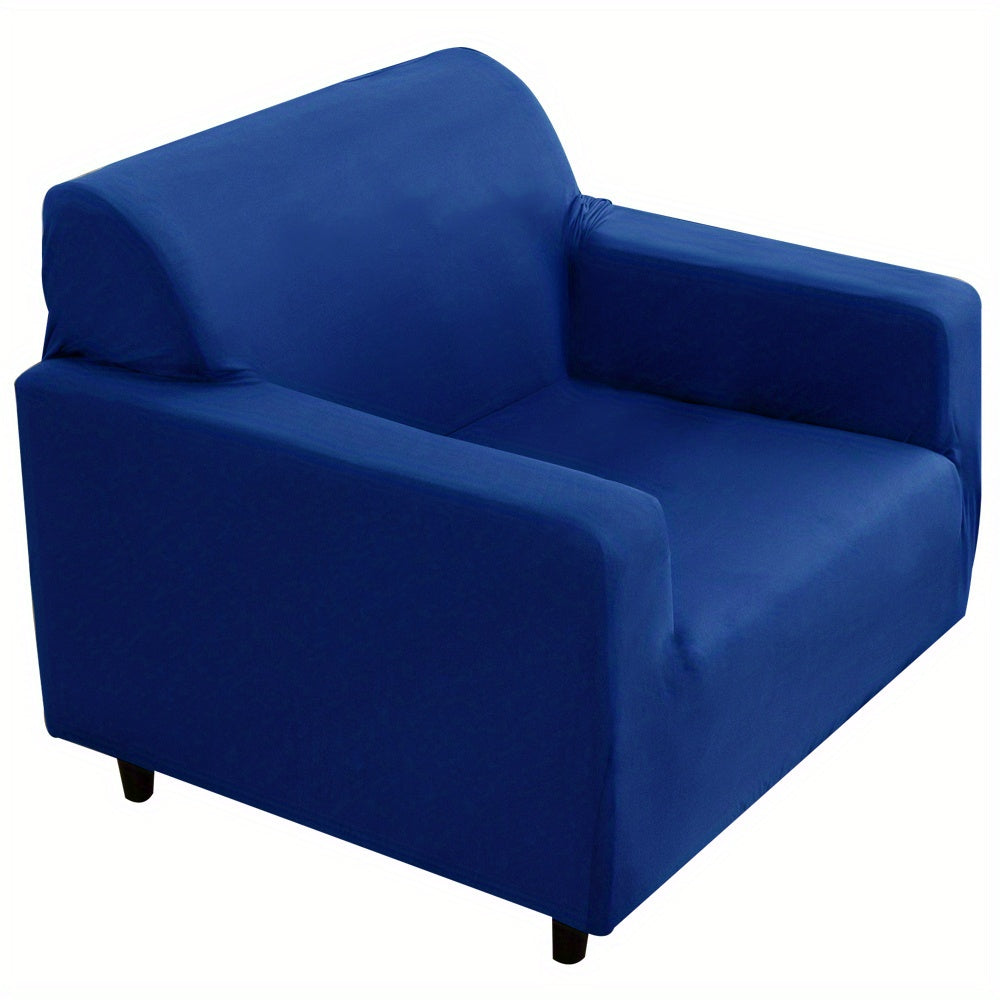 1pc Four Seasons Solid Elastic Sofa Slipcover Furniture Protector