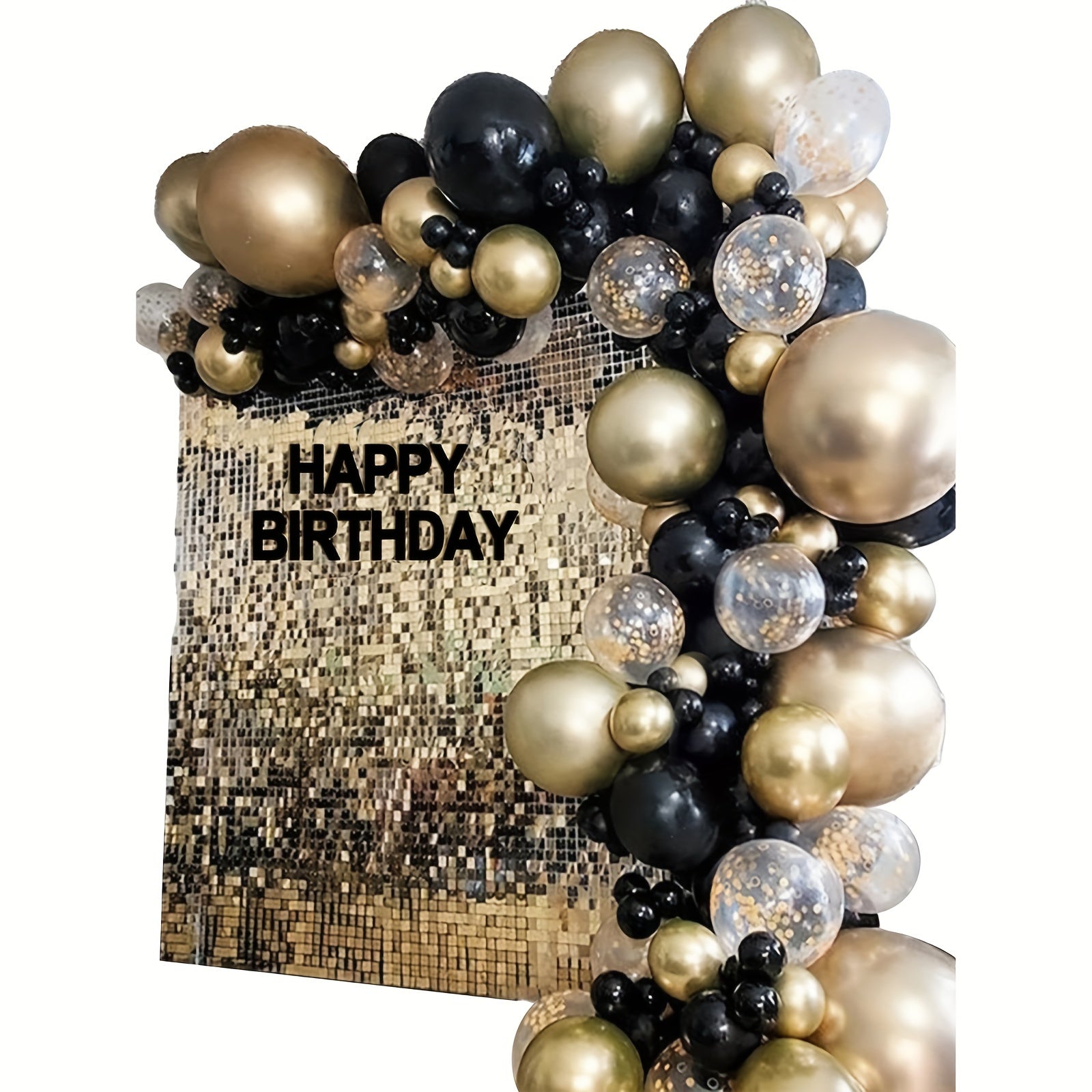 131pcs Golden Balloon Garland Kit for Graduation Party