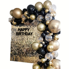 131pcs Golden Balloon Garland Kit for Graduation Party