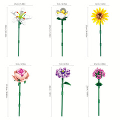 Brick Flower Block Bouquets - Birthday & Holiday Decor