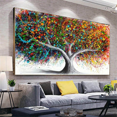5D Artificial Diamond Art Painting Tree Rhinestones Kit