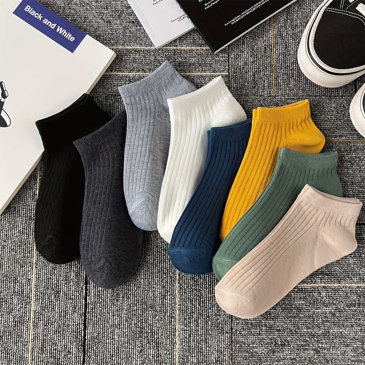 10 Pairs Soft Lightweight Low Cut Ankle Socks Women's Stockings