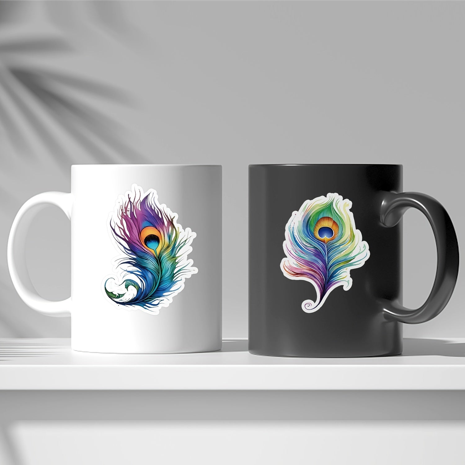 50pcs Peacock Series Stickers Motorcycle Laptop Waterproof DIY
