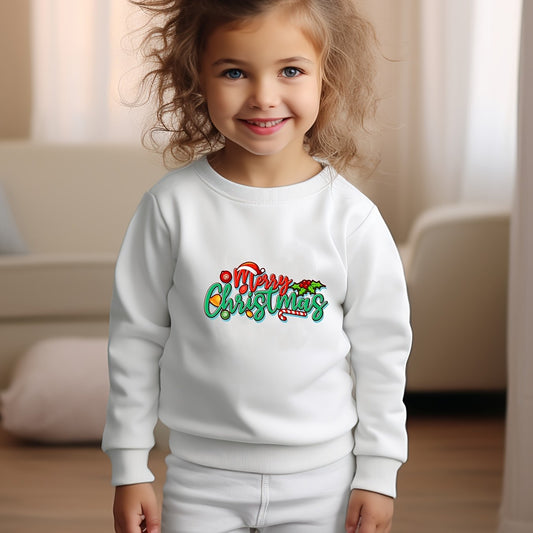 Alphabets Pattern Sweatshirt for Girls