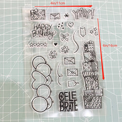 Birthday Decoration Silicone Stamp Set