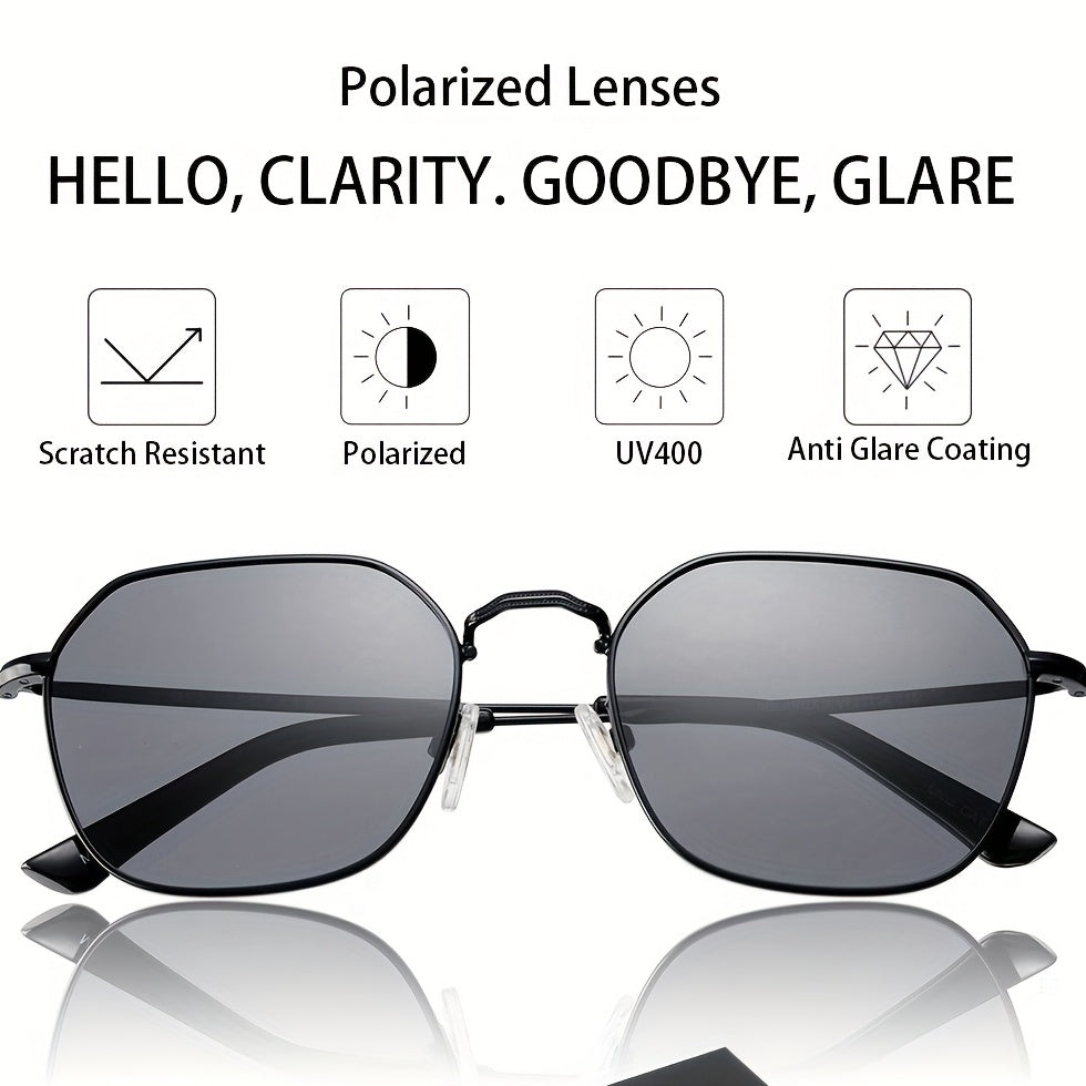 Men's Polarized Aviators Sunglasses UV Resistant Sunglasses