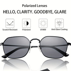 Men's Polarized Aviators Sunglasses UV Resistant Sunglasses