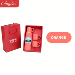 Anyzoo 3 in 1 Stainless Steel Insulated Cup With 2 Extra Lids