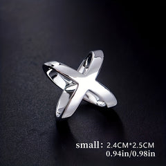 Cross Scarf Buckle X Shaped Shawl Clip Neckerchief Holder