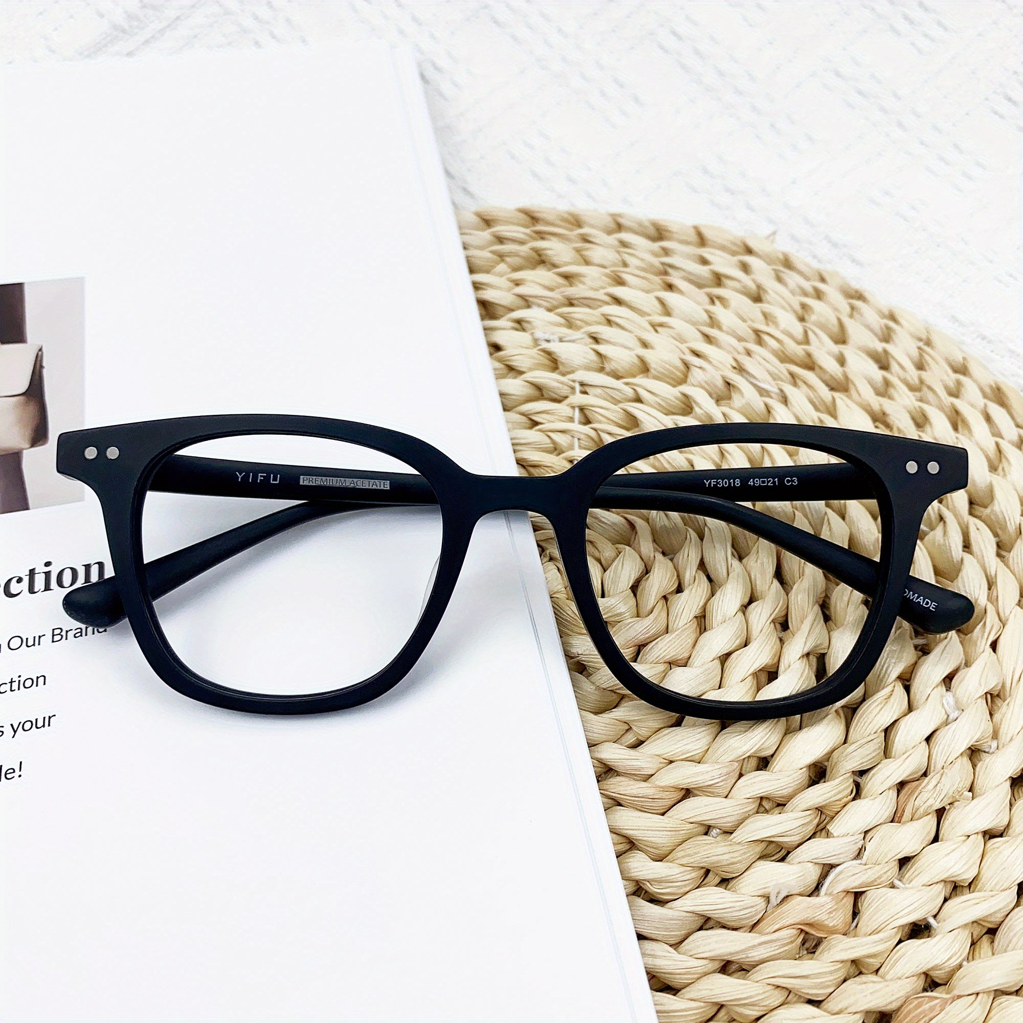 Square Frame Blue Light Blocking Glasses Unisex