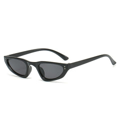 Retro Triangle Cat Eye Sunglasses Black