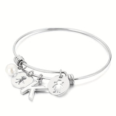 BFF English Letter H N Pendant Bracelet For Girls Gift Friends Kids Accessories
