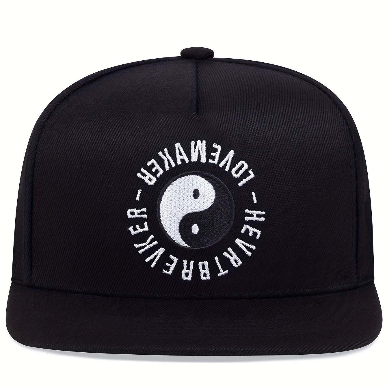 Men's Classic Flat Brim Hat for Summer Outdoor