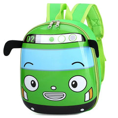 3D Car Shape Kids School Backpack for Boys Girls