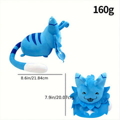 Green Cat Plush Toy with Star Accessories - Adorable Soft Stuffed Animal