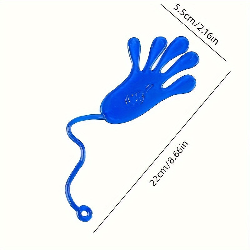 Colorful Elastic Sticky Wall Palm Toy for Climbing Hands