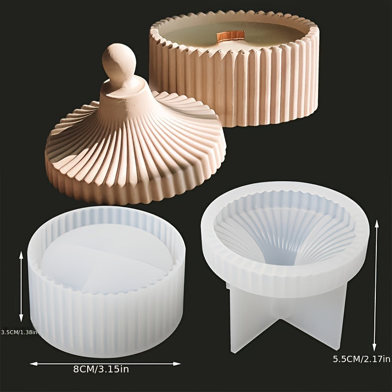 DIY Flower Pot Concrete Mould Oval Tray Silicone Mold L M S XL Size Storage Box
