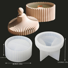 DIY Flower Pot Concrete Mould Oval Tray Silicone Mold L M S XL Size Storage Box