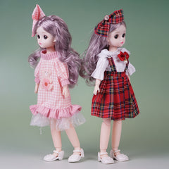 Anime Princess Doll 1pc Jointed BJD PVC Ideal for Girls Birthday Gift