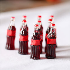 6pcs Cola Soda Bottle Models Realistic Dollhouse Drink Accessories