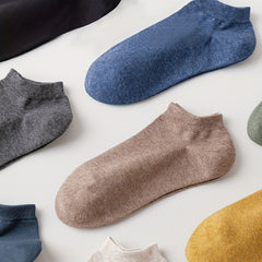 Men's Outdoor Casual Thin Breathable Ankle Socks for Training Fitness