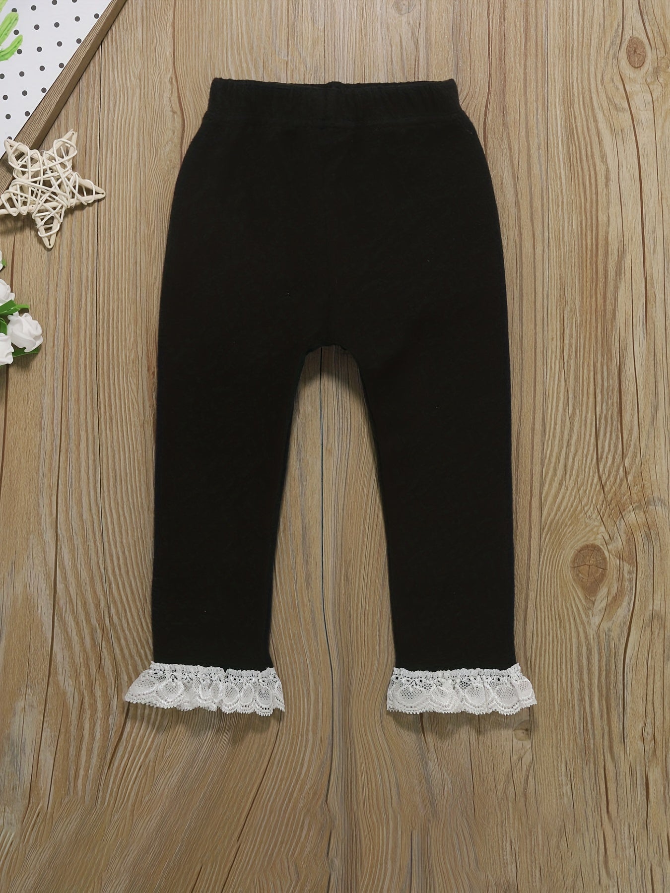 Toddler Baby Pants Elastic Waist Leggings Casual Trousers 5pcs Set
