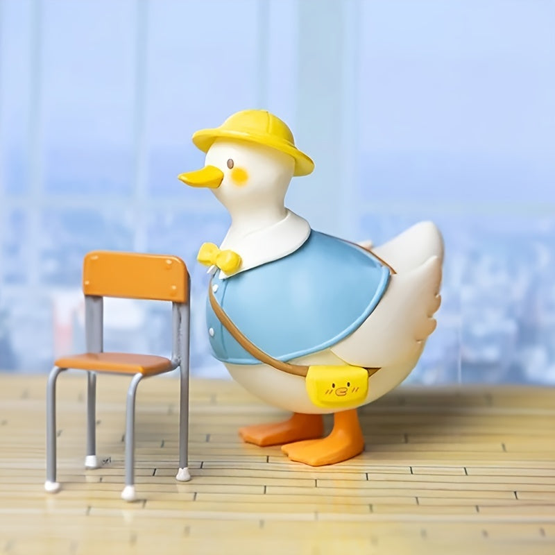 1pc Courageous Duck Anime Figure Toy Gift for Friends