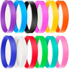 Mix Silicone Bracelet Sports Elastic Rubber Team & Event Stretch Bracelets