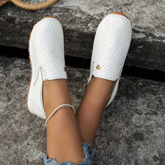Women's Heart Decor Slip On Soft Sole Casual Sports Shoes